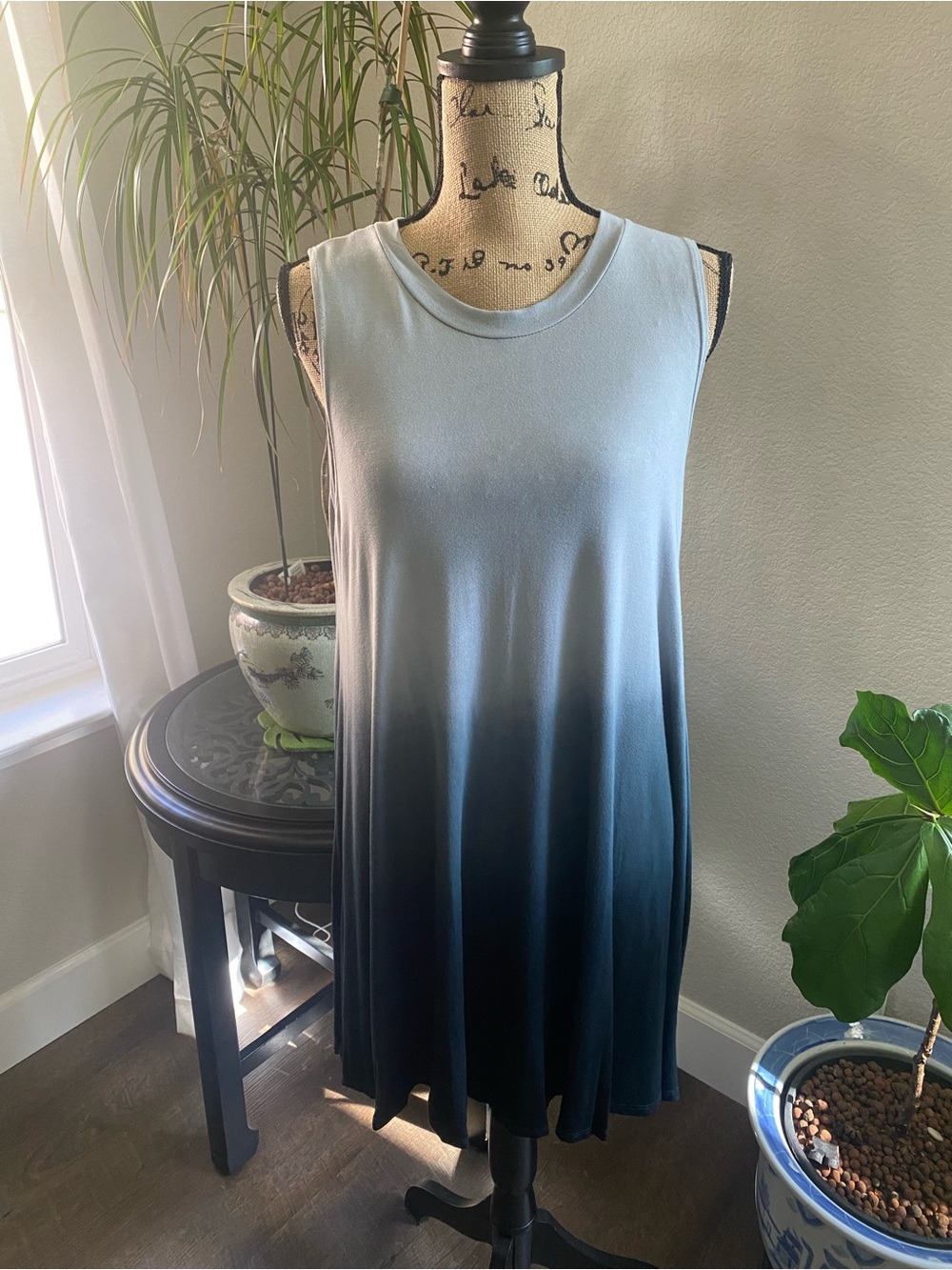 Sleeveless Ombre Dress